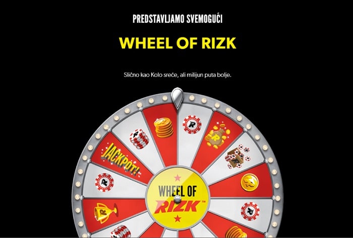 Wheel of Rizk Promotivan Ponuda